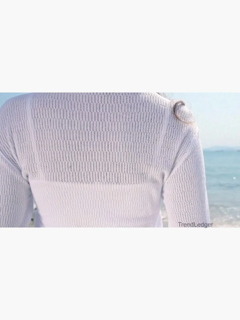 Cropped 3/4 Sleeve Knit Shrug V Neck Button Cardigan Women Summer